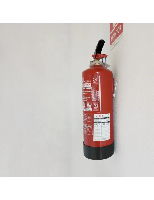 Colgador extintor 1 - 69 x 64,5 x 6,5 mm - Acero - Zincado