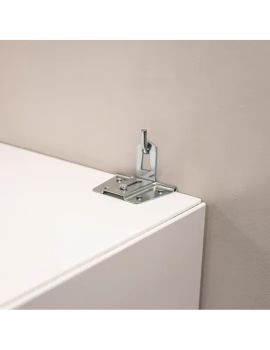 Colgador mueble 4 - 64 x 47 mm - Acero - Zincado
