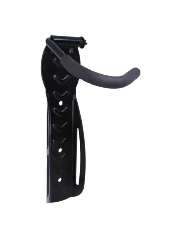 Colgador pared bicicleta 779 - 255 x 78 mm - Acero - Negro