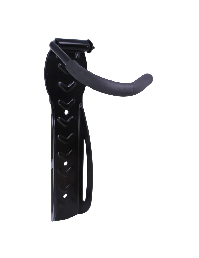 Colgador pared bicicleta 779 - 255 x 78 mm - Acero - Negro