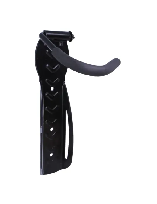 Colgador pared bicicleta 779 - 255 x 78 mm - Acero - Negro