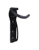 Colgador pared bicicleta 779 - 255 x 78 mm - Acero - Negro