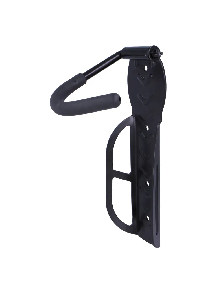 Colgador pared bicicleta 779 - 255 x 78 mm - Acero - Negro