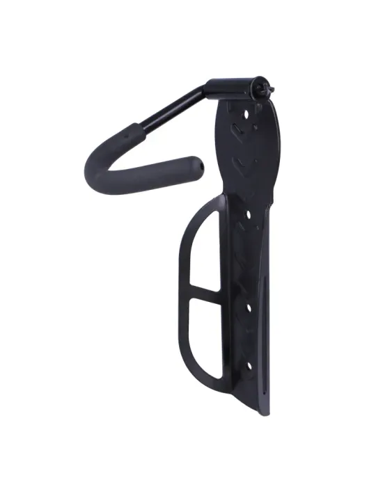 Colgador pared bicicleta 779 - 255 x 78 mm - Acero - Negro