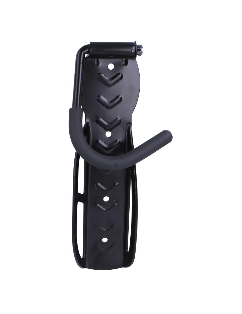 Colgador pared bicicleta 779 - 255 x 78 mm - Acero - Negro