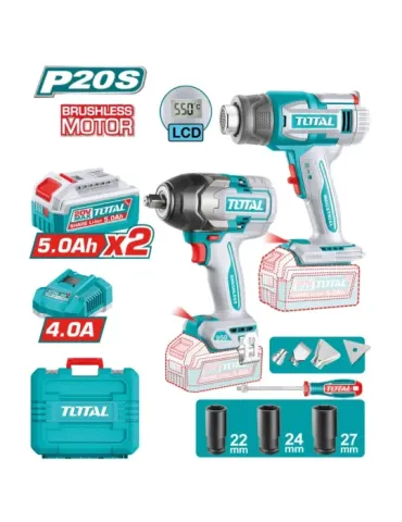 Combo llave de impacto / Decapadora a batería TOSLI250983E