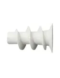 Taco pladur de plástico - 40 x 15 mm - Polietileno - Blanco