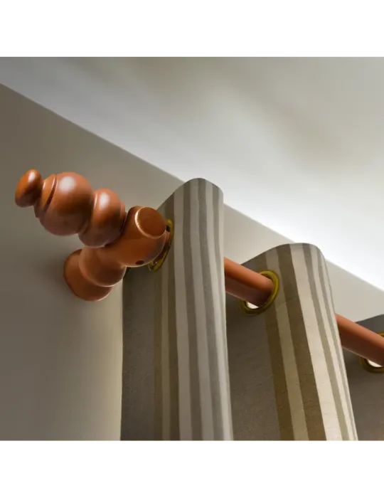 Conjunto pared 370 - Ø30 mm x 1,6 m - Madera - Sapelli
