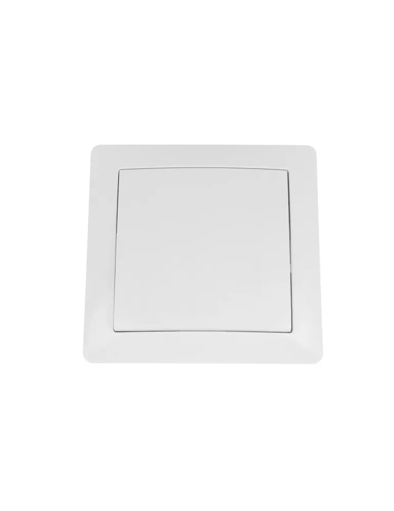 Conmutador de empotrar 4510 - 85 x 85 mm - Policarbonato - Blanco