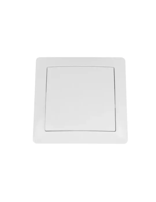 Conmutador de empotrar 4510 - 85 x 85 mm - Policarbonato - Blanco