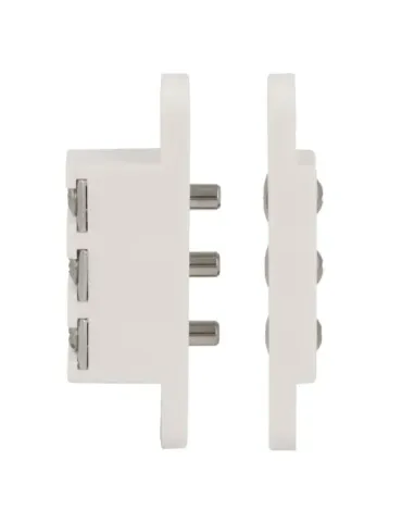 Contacto puerta 3P - 71 x 14 mm - Nylon - Blanco 2