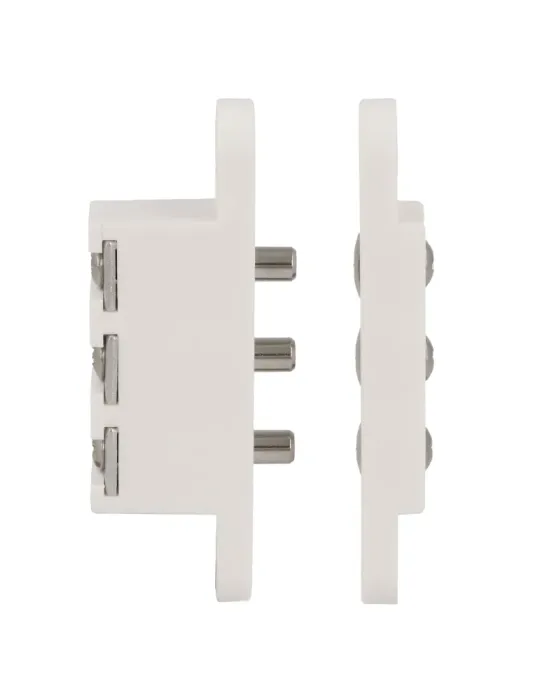 Contacto puerta 3P - 71 x 14 mm - Nylon - Blanco