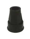 Contera muleta 657 - Ø18 mm - Goma - Negro
