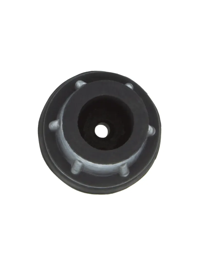 Contera muleta 657 - Ø18 mm - Goma - Negro