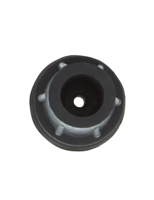 Contera muleta 657 - Ø18 mm - Goma - Negro