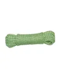 Cordón de plástico trenzado 20120 - Ø4 mm - Polietileno-propileno - Blanco/Verde