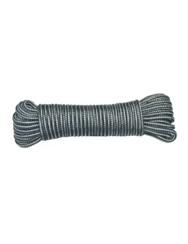Cordón de polipropileno trenzado 20130 - Ø4 mm - Polipropileno - Blanco/Verde