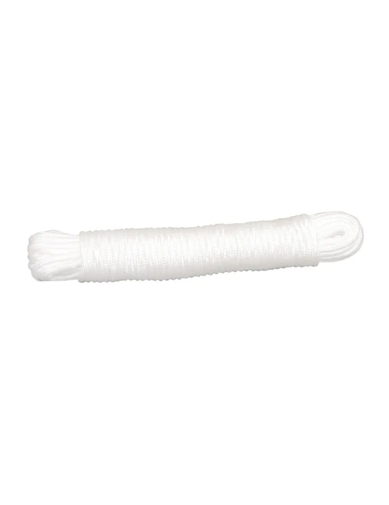 Cordón de polipropileno trenzado 20140 - Ø2,75 mm - Polipropileno - Blanco