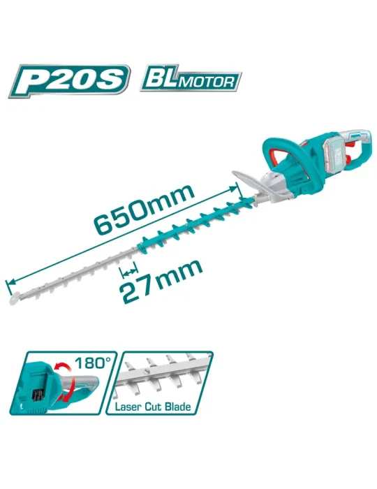 Cortasetos Brushless a batería THTLI40028 - 40 V