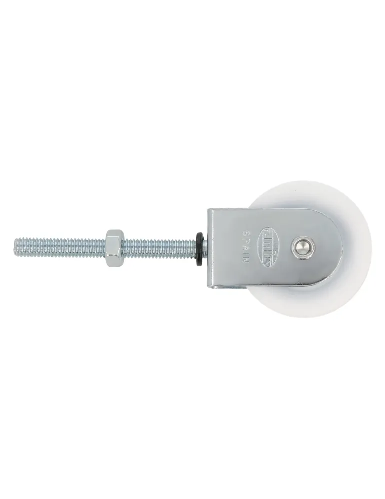 Polea plástico 111 - M6 x 55 mm - Acero - Zincado