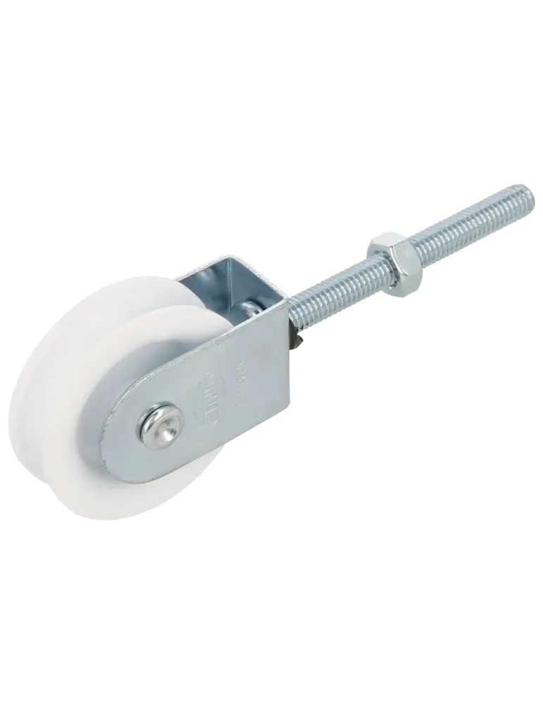 Polea plástico 111 - M6 x 55 mm - Acero - Zincado
