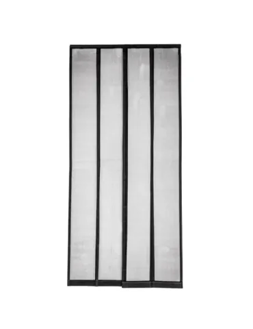 Cortina mosquitera MP02 - 100 x 220 cm - PVC / Fibra de vidrio - Gris