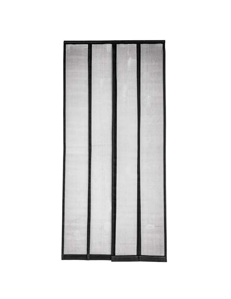 Cortina mosquitera MP02 - 100 x 220 cm - PVC / Fibra de vidrio - Gris