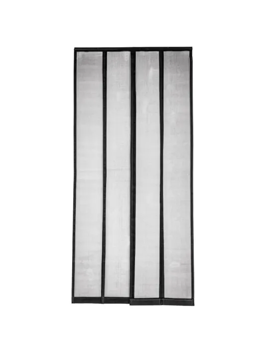 Cortina mosquitera MP02 - 100 x 220 cm - PVC / Fibra de vidrio - Gris