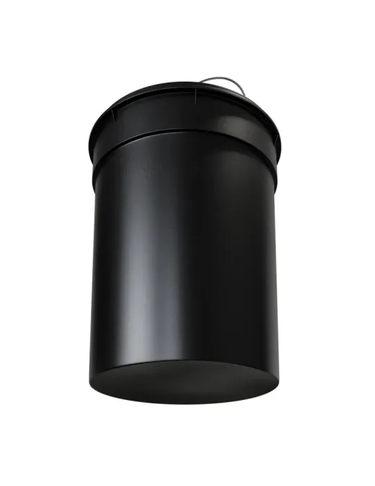 Cubo de acero inoxidable con pedal LINEA - Ø168 x 255 mm - Acero inoxidable - Brillo