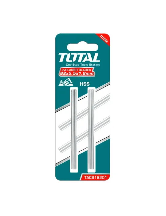 Cuchilla cepillo eléctrico TAC618201 - 82 x 5,5 x 1,2 mm
