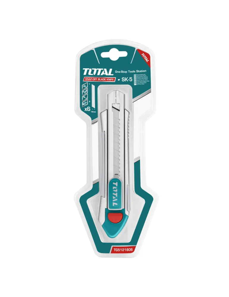 Cutter TG5121806 - 18 x 100 mm - Guía aluminio