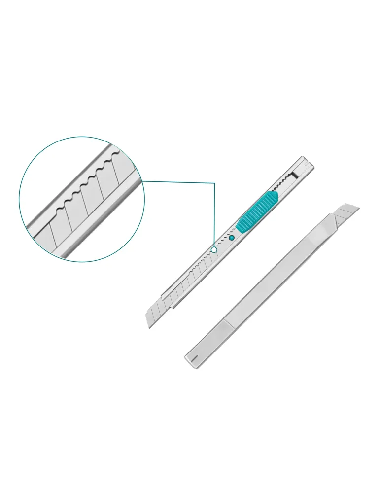 Cutter THT5110906 - 9 x 80 mm - Acero inoxidable