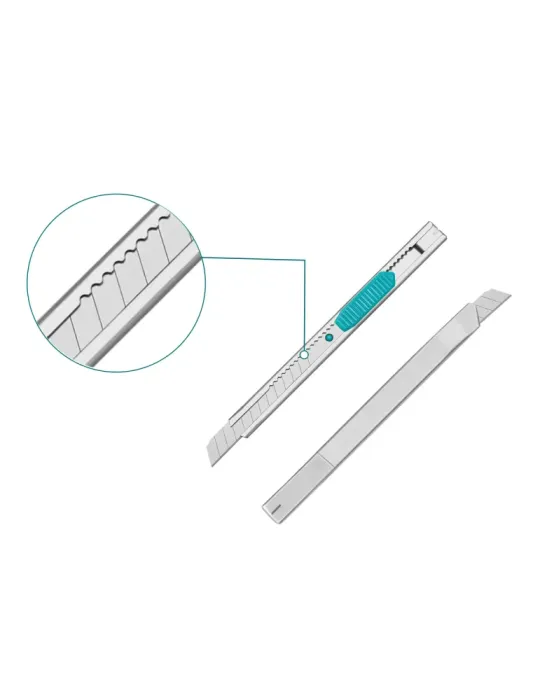 Cutter THT5110906 - 9 x 80 mm - Acero inoxidable