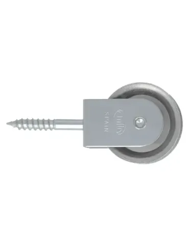 Polea metálica 303 - Ø39 mm - Acero - Zincado