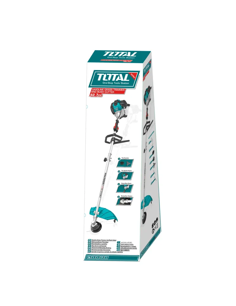 Desbrozadora a motor 2T TP5434431E - Motor 2T - 42,7 cc