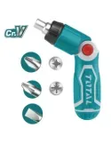 Destornillador carraca articulable con 12 puntas TACSD30136 - Cromo vanadio (Cr-V)