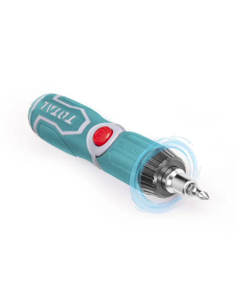 Destornillador carraca articulable con 12 puntas TACSD30136 - Cromo vanadio (Cr-V)