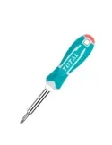 Destornillador con 6 puntas intercambiables THT2506076 - Cromo vanadio (Cr-V)
