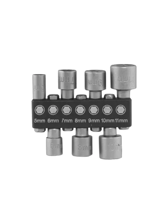 Destornillador con juego de puntas y vasos TACSD30246 - 24 Piezas - Cromo vanadio (Cr-V)