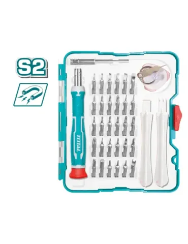 Destornillador con puntas de precisión TACSD30376 - 37 Piezas