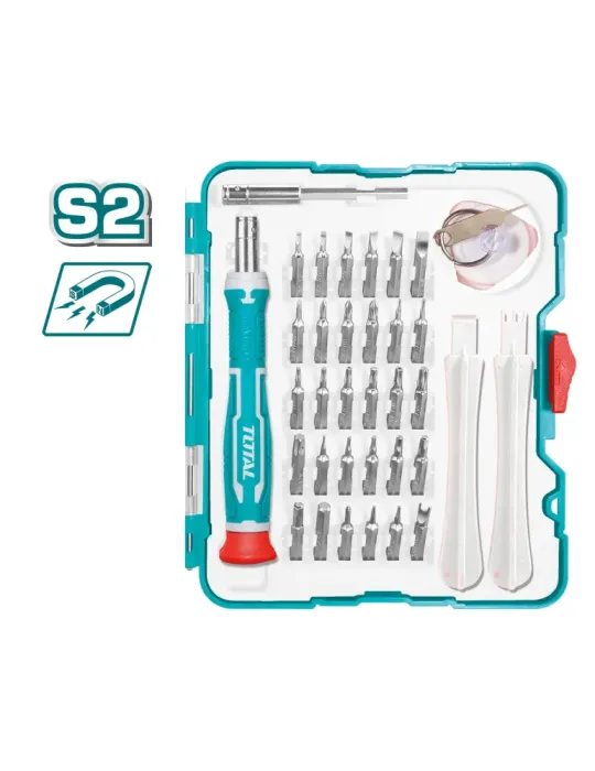 Destornillador con puntas de precisión TACSD30376 - 37 Piezas