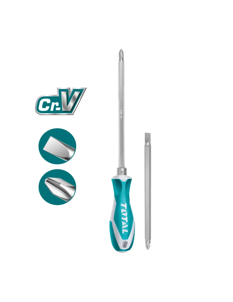 Destornillador con varilla intercambiable THT250206 - 160 mm - Cromo vanadio (Cr-V)