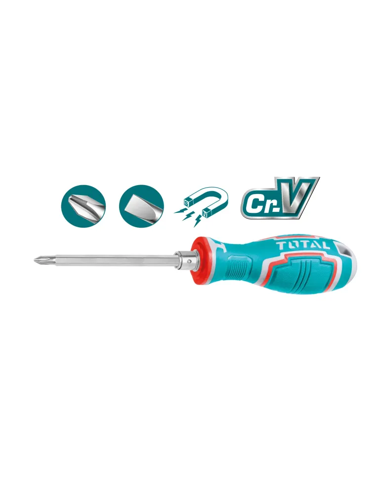 Destornillador con varilla intercambiable THT250226 - 135 mm