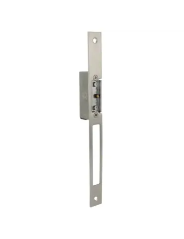 Cerradero eléctrico 50 - 250 x 22 x 3 mm - Acero inoxidable 18/8 - Mate