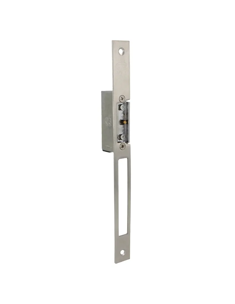 Cerradero eléctrico 50 - 250 x 22 x 3 mm - Acero inoxidable 18/8 - Mate