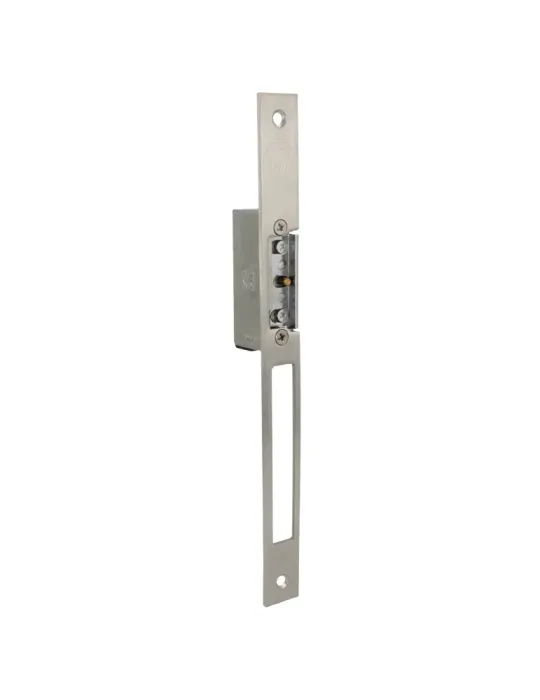 Cerradero eléctrico 50 - 250 x 22 x 3 mm - Acero inoxidable 18/8 - Mate