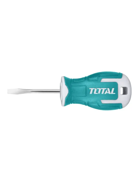 Destornillador corto punta plana THT266038 - SL6,5 x 38 mm - Acero
