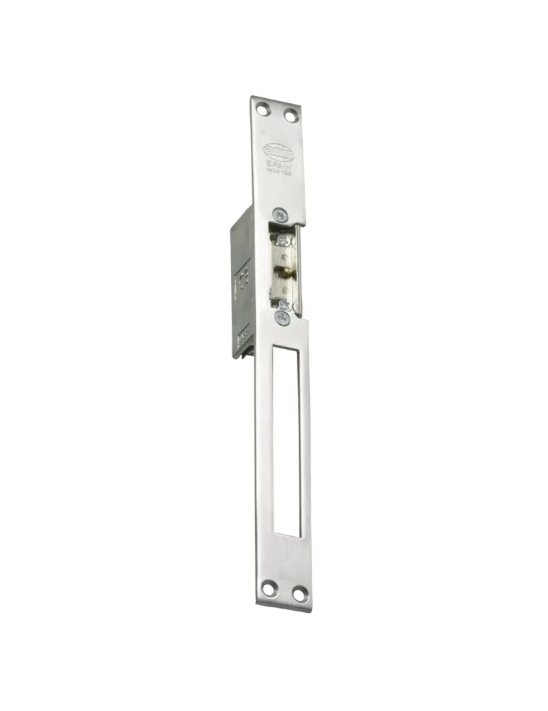 Cerradero eléctrico 51 - 250 x 22 x 3 mm - Acero inoxidable 18/8 - Mate