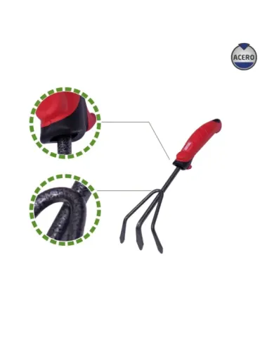 Escarificador P28 - 12 1/2'' - Acero - Rojo-Negro 2