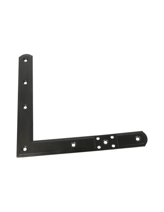 Escuadra 3091 - 220 x 220 mm - Acero - Negro - Izquierda